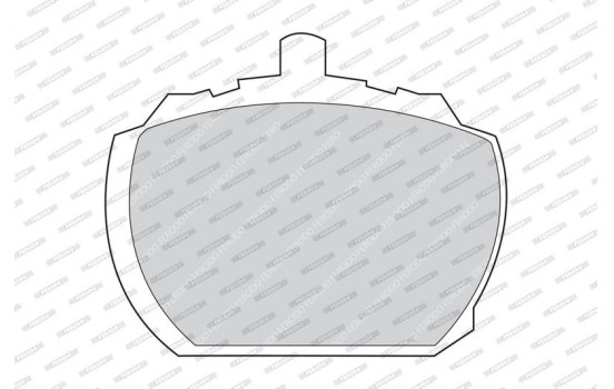 Kit de plaquettes de frein, frein à disque PREMIER ECO FRICTION FVR833 Ferodo, Image 3