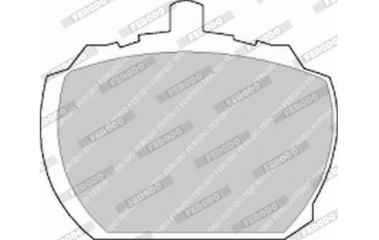 Kit de plaquettes de frein, frein à disque PREMIER ECO FRICTION FVR833 Ferodo, Image 4
