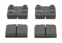 Kit de plaquettes de frein, frein à disque PREMIER ECO FRICTION FVR84 Ferodo