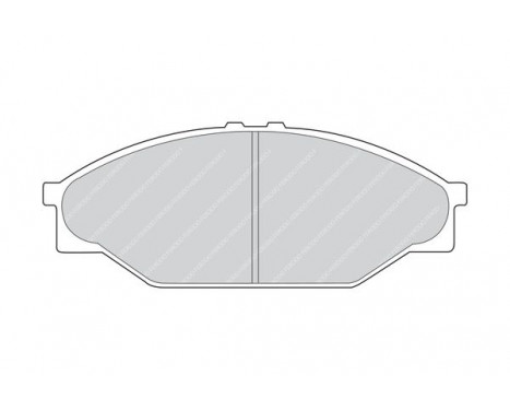 Kit de plaquettes de frein, frein à disque PREMIER ECO FRICTION FVR949 Ferodo, Image 4