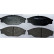 Kit de plaquettes de frein, frein à disque PREMIER ECO FRICTION FVR949 Ferodo, Vignette 3