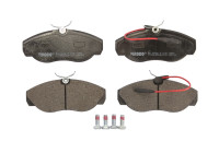 Kit de plaquettes de frein, frein à disque PREMIER ECO FRICTION FVR967 Ferodo