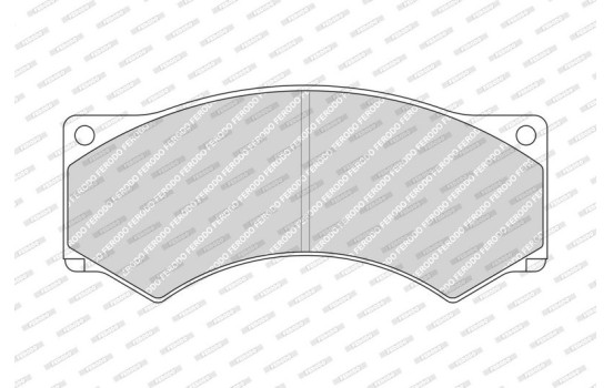 Kit de plaquettes de frein, frein à disque PREMIER FCV376 Ferodo, Image 3