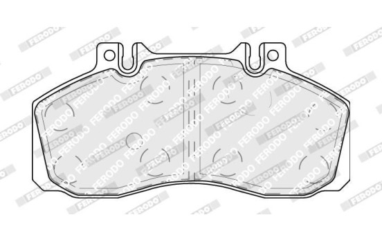 Kit de plaquettes de frein, frein à disque PREMIER FCV879 Ferodo, Image 2