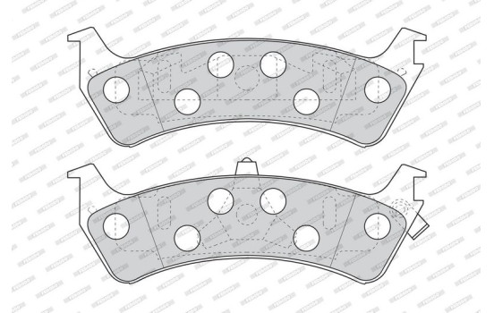 Kit de plaquettes de frein, frein à disque PREMIER FDB1130 Ferodo, Image 2