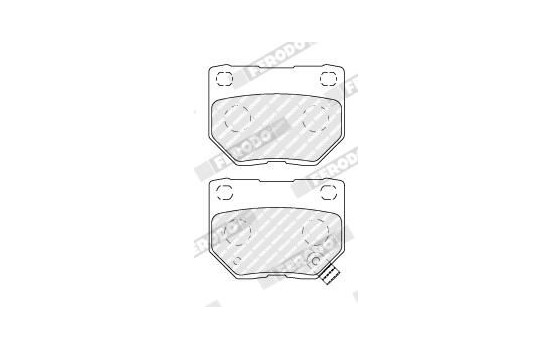 Kit de plaquettes de frein, frein à disque PREMIER FDB1372 Ferodo, Image 3