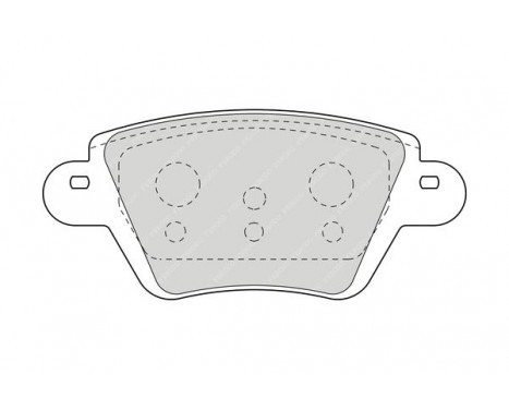 Kit de plaquettes de frein, frein à disque PREMIER FDB1380 Ferodo, Image 3