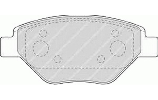 Kit de plaquettes de frein, frein à disque PREMIER FDB1409 Ferodo, Image 2