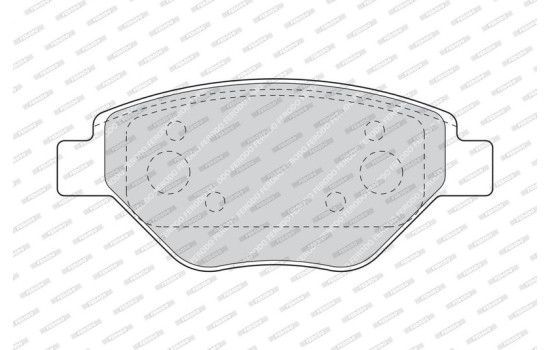 Kit de plaquettes de frein, frein à disque PREMIER FDB1409 Ferodo, Image 4