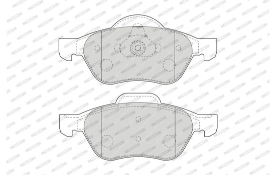 Kit de plaquettes de frein, frein à disque PREMIER FDB1440 Ferodo, Image 4