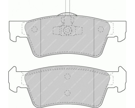 Kit de plaquettes de frein, frein à disque PREMIER FDB1460 Ferodo, Image 2