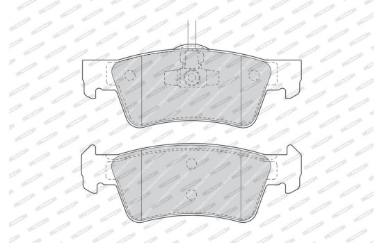 Kit de plaquettes de frein, frein à disque PREMIER FDB1460 Ferodo, Image 4