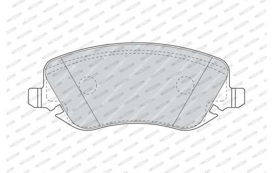 Kit de plaquettes de frein, frein à disque PREMIER FDB1470 Ferodo, Image 2