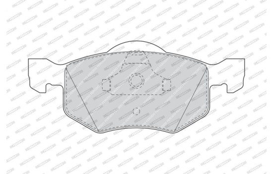 Kit de plaquettes de frein, frein à disque PREMIER FDB1571 Ferodo, Image 3