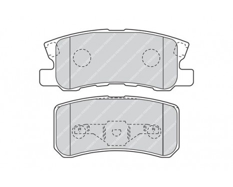 Kit de plaquettes de frein, frein à disque PREMIER FDB1604 Ferodo, Image 3