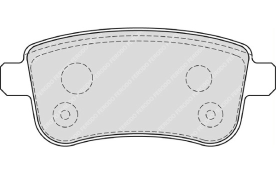 Kit de plaquettes de frein, frein à disque PREMIER FDB4182 Ferodo, Image 2