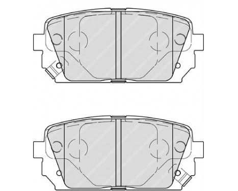 Kit de plaquettes de frein, frein à disque PREMIER FDB4193 Ferodo, Image 2