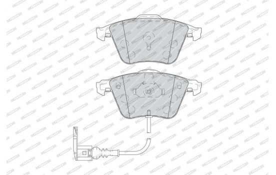 Kit de plaquettes de frein, frein à disque PREMIER FDB4223 Ferodo, Image 4