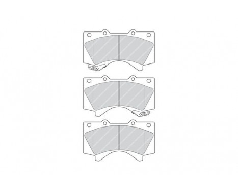 Kit de plaquettes de frein, frein à disque PREMIER FDB4229 Ferodo, Image 3