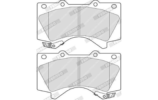 Kit de plaquettes de frein, frein à disque PREMIER FDB4229 Ferodo, Image 4