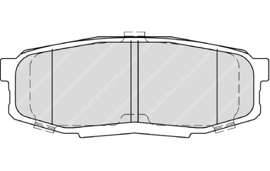 Kit de plaquettes de frein, frein à disque PREMIER FDB4230 Ferodo, Image 2