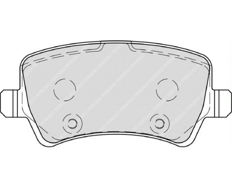 Kit de plaquettes de frein, frein à disque PREMIER FDB4237 Ferodo, Image 2