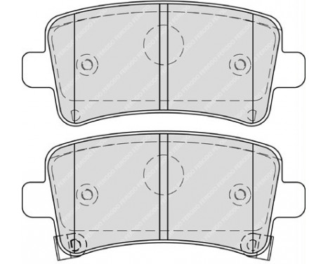 Kit de plaquettes de frein, frein à disque PREMIER FDB4252 Ferodo, Image 2