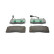 Kit de plaquettes de frein, frein à disque PREMIER FDB4307 Ferodo, Vignette 2