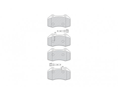 Kit de plaquettes de frein, frein à disque PREMIER FDB4320 Ferodo, Image 3