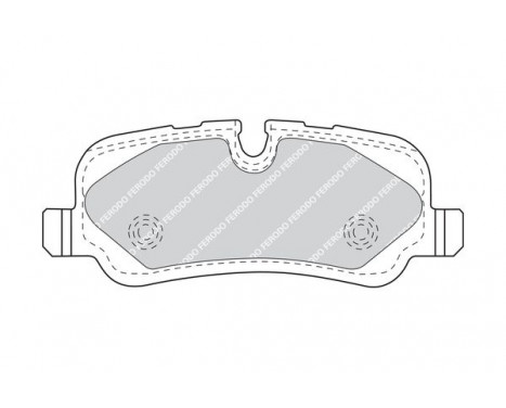 Kit de plaquettes de frein, frein à disque PREMIER FDB4432 Ferodo, Image 3
