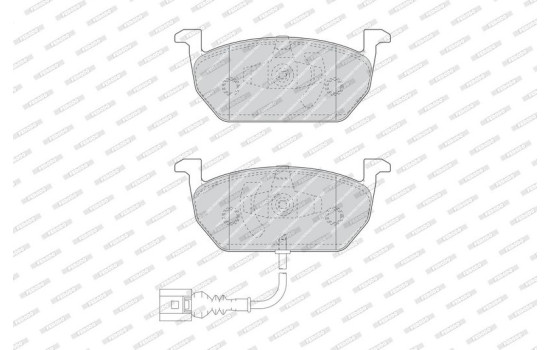 Kit de plaquettes de frein, frein à disque PREMIER FDB4454 Ferodo, Image 3