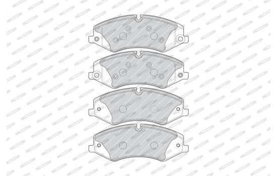 Kit de plaquettes de frein, frein à disque PREMIER FDB4455 Ferodo, Image 3