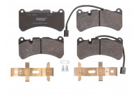 Kit de plaquettes de frein, frein à disque PREMIER FDB4846 Ferodo
