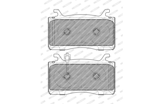 Kit de plaquettes de frein, frein à disque PREMIER FDB4932 Ferodo, Image 3