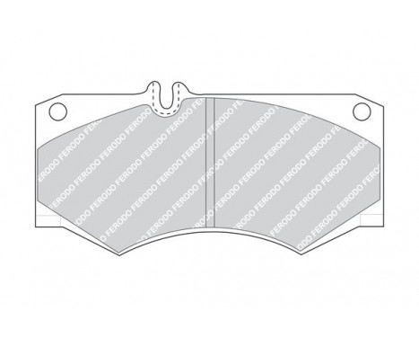 Kit de plaquettes de frein, frein à disque PREMIER FVR239 Ferodo, Image 2