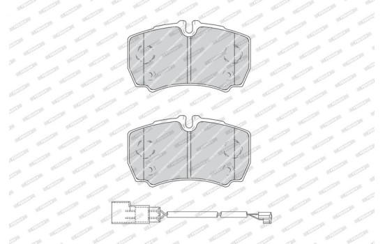 Kit de plaquettes de frein, frein à disque PREMIER FVR4251 Ferodo, Image 4