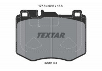 Kit de plaquettes de frein, frein à disque Q+ 2206103 Textar