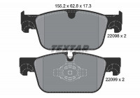 Kit de plaquettes de frein, frein à disque Q+ 2209801 Textar