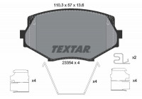 Kit de plaquettes de frein, frein à disque Q+ 2335404 Textar