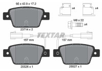 Kit de plaquettes de frein, frein à disque Q+ 2371403 Textar