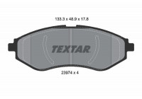 Kit de plaquettes de frein, frein à disque Q+ 2397401 Textar