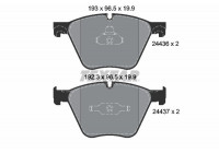 Kit de plaquettes de frein, frein à disque Q+ 2443601 Textar