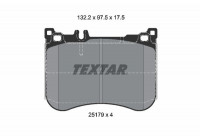 Kit de plaquettes de frein, frein à disque Q+ 2517903 Textar