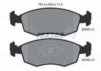 Kit de plaquettes de frein, frein à disque Q+ 2543501 Textar