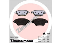 Kit de plaquettes de frein, frein à disque rd:z 23557.970.1 Zimmermann
