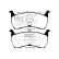 Kit de plaquettes de frein, frein à disque Redstuff DP31504C EBC, Vignette 5