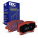 Kit de plaquettes de frein, frein à disque Redstuff DP31518C EBC, Vignette 7