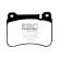 Kit de plaquettes de frein, frein à disque Redstuff DP31590C EBC, Vignette 5