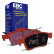 Kit de plaquettes de frein, frein à disque Redstuff DP31749C EBC, Vignette 7