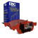 Kit de plaquettes de frein, frein à disque Redstuff DP32145C EBC, Vignette 7